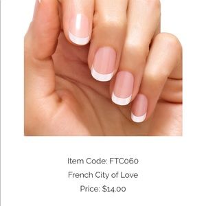 French tip nail polish strips
